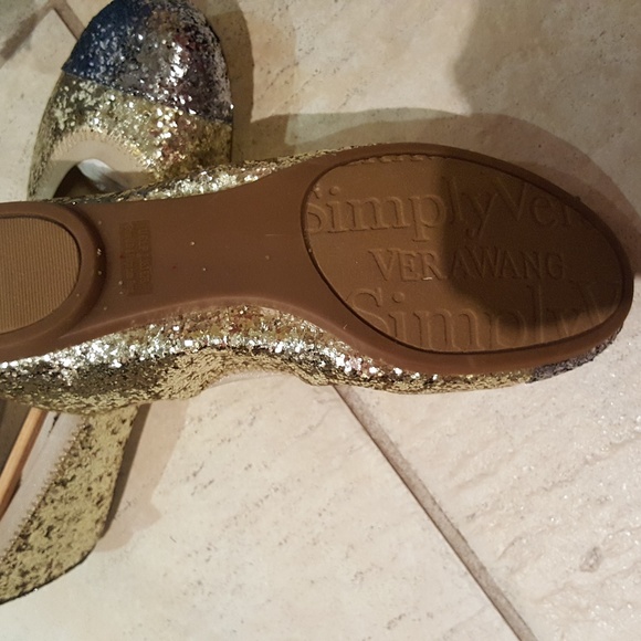 SIMPLY VERA VERA WANG Gold & Silver Glitter - NIB - Picture 5 of 5